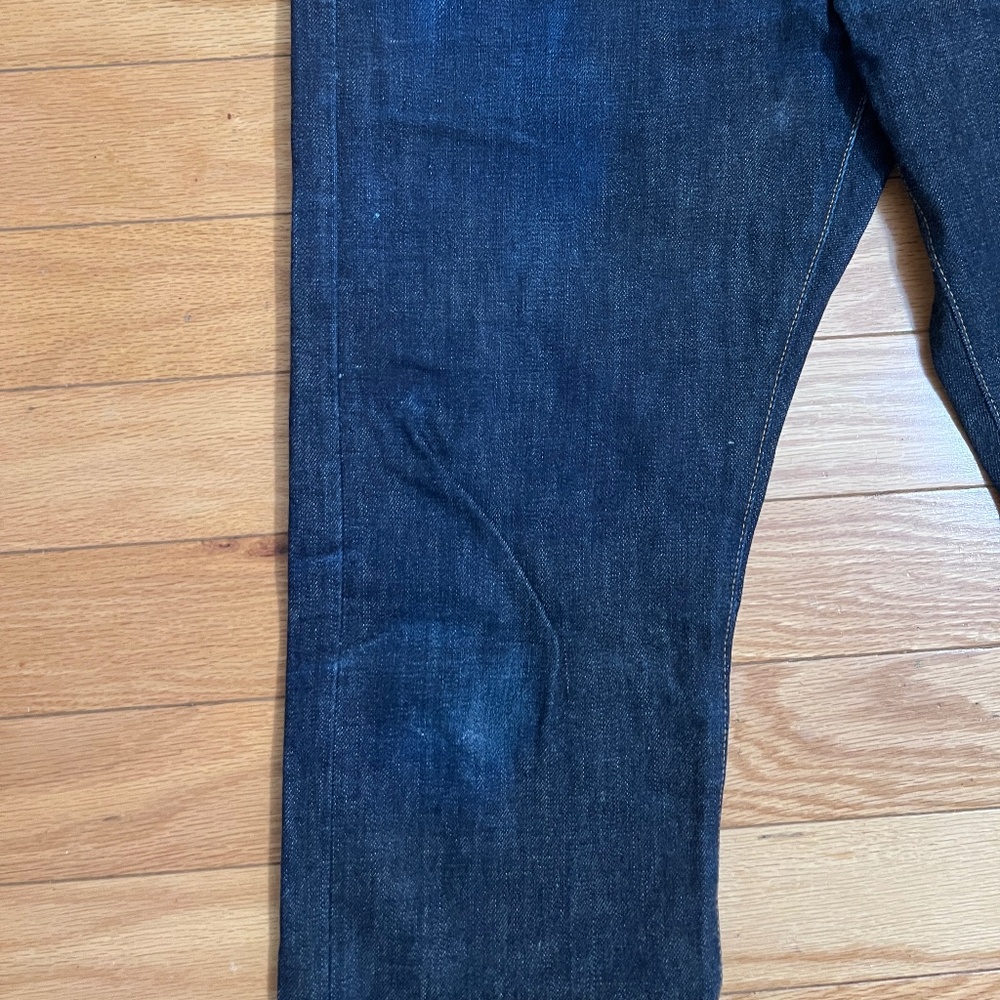 Double RL Ralph Lauren Dark Wash, Slim Fit Jeans, 32x30 - Picture 2 of 6